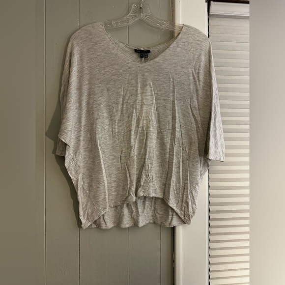 Vince Heather Gray Relaxed Short Sleeve Tee Size Small Minimalist Luxe Basics - Picture 4 of 7